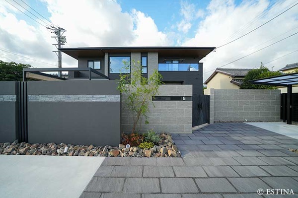 モダンなエクステリア施工事例1